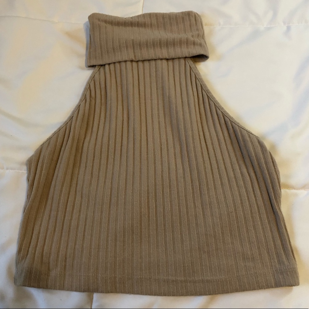 Ribbed turtle neck - Picture 2 of 4